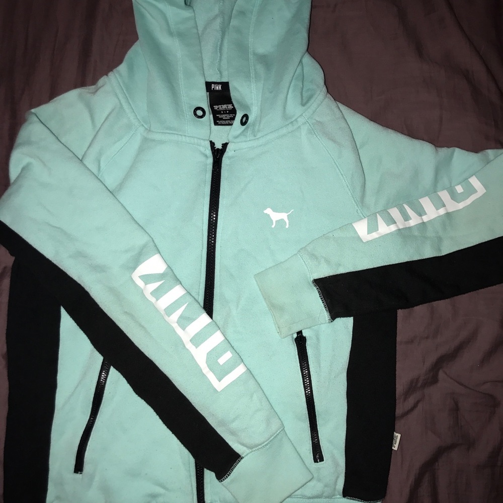 VS PINK ZIP HOODIE